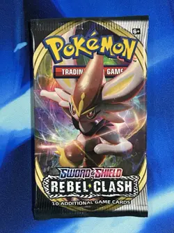 Pokemon 2020 Sword & Shield Rebel Clash Booster Pack Lot X4 Artset SwSh Nm M - Image 4
