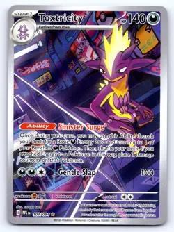 Toxtricity 103/094 Illustration Rare Phantasmal Flames Pokemon Near Mint - Image 1