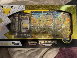 Pokemon Celebrations 25th Anniversary Pikachu V-union Premium Playmat Collection - Image 1