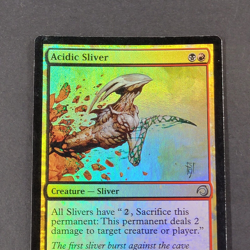 MTG - 1x Acidic Sliver - Premium Deck Series Slivers - LP/NM - Foil - Magic #13 - Image 5