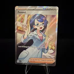 Pokemon TCG Sv11 Black Bolt: Trainer Card Fennel 162/086 Full Art - Image 1