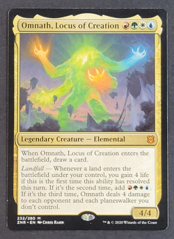 MTG - 1x Omnath Locus of Creation - Zendikar Rising - NM/LP - Mythic - Magic - Image 1