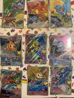 Pokemon 2026 First Partner Illustration Collection Series 1 Promo Set (9 Cards) - Image 1