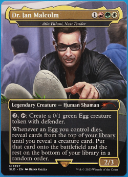 Dr. Ian Malcolm Atla Palani, Nest Tender (Secret Lair Promo) MINT CARD (502470) - Image 1