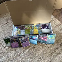 Box Of Bulk Pokemon Cards!!! English, Japanese Chinese and Korean!! Over 3lbs!!! - Image 1