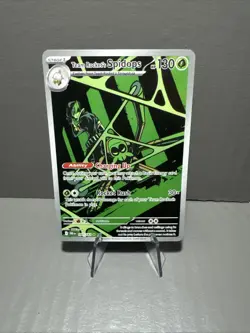 Pokemon Card - Team Rocket's Spidops 187/182 Sv10: Destined Rivals Holo NM - Image 1