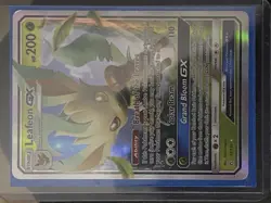 Pokemon Glaceon GX Leafeon GX Holo 3 Card Lot Sun & Moon English TCG Collectible - Image 2