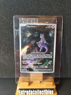 MEWTWO SVP 052 Scarlet Violet 151 Promo Illustration Rare Pokemon Card SEALED - Image 1
