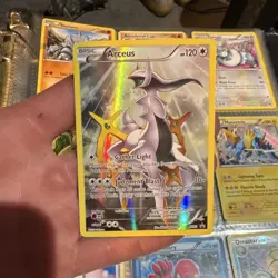 Pokemon TCG Arceus XY83 XY Promo Holo Basic 120 HP Judgment Blast English Card - Image 1