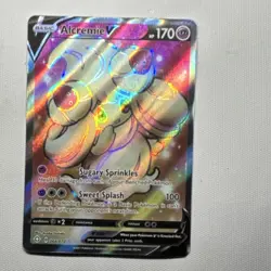 Pokemon Alcremie V Ultra Rare Full Art Holo 170HP Shining Fates 064/072 Card - Image 1