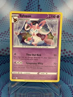 Sylveon SWSH211 Promo Cosmos Holo SWIRL💫 Sword & Shield Pokemon Card 2022 NM - Image 1