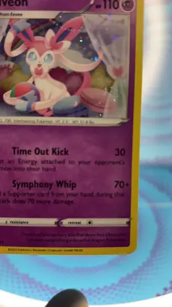 Sylveon SWSH211 Promo Cosmos Holo SWIRL💫 Sword & Shield Pokemon Card 2022 NM - Image 2