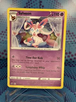 Sylveon SWSH211 Promo Cosmos Holo SWIRL💫 Sword & Shield Pokemon Card 2022 NM - Image 5