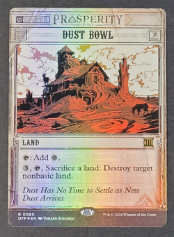 MTG - 1x Dust Bowl - Outlaws of Thunder Junction - NM - Foil - Breaking News CCG - Image 1