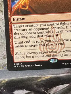MTG The Last Agni Kai RARE 144 The Lat Airbender NM/Mint - Image 5