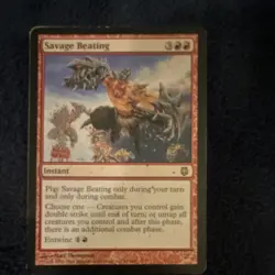 Magic: The Gathering (MTG) Savage Beating, Darksteel - Image 1