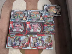 Pokemon TCG Joblot Bundle Darkrai V Star Victini Mewtwo ex Box Mega Gengar... - Image 1