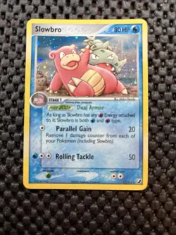 SLOWBRO 13/115 EX Unseen Forces HOLO rare Pokemon TCG card. - Image 1