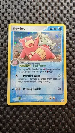 SLOWBRO 13/115 EX Unseen Forces HOLO rare Pokemon TCG card. - Image 2