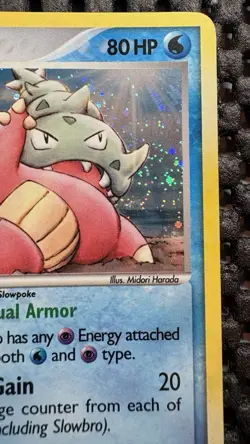 SLOWBRO 13/115 EX Unseen Forces HOLO rare Pokemon TCG card. - Image 3