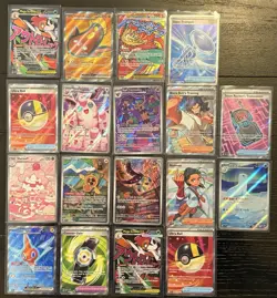 Pokemon Mixed Lot Of 18 Awesome Cards! Pokemon Holo/Art Rare/IR - Image 1