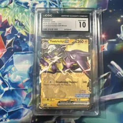 Pokemon TCG Toxtricity ex 215 Promo Illustration Contest CGC GEM MINT 10 - Image 1