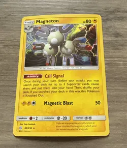 Magneton Holo Rare SM Cosmic Eclipse 69/236 NM Pokemon TCG - Image 1