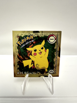 Pokemon Pikachu Gold Sticker SG01 #25 Artbox Premier Chase Foil 1999 - Image 1