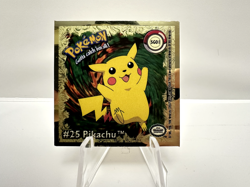 Pokemon Pikachu Gold Sticker SG01 #25 Artbox Premier Chase Foil 1999 - Image 2