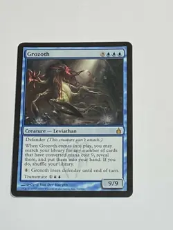 MTG - 1x Grozoth - Ravnica: City of Guilds - NM - Rare Blue Magic The Gathering - Image 2