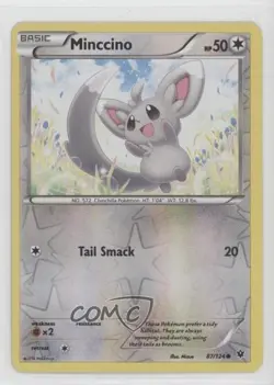 Minccino Reverse Foil Pokemon XY Fates Collide #87 - Image 1