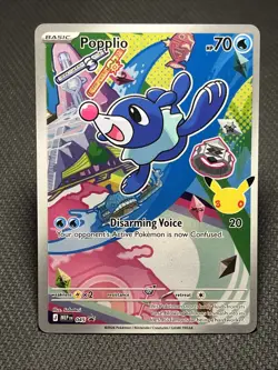 Popplio - 045 Black Star Promo - First Partner Illustration Collection Pokemon - Image 1