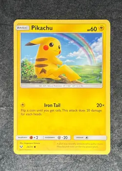 PIKACHU 28/73 Common SHINING LEGENDS Pokemon | NM-LP - Image 1