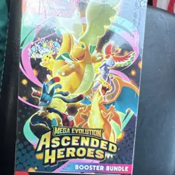 Pokemon TCG Mega Evolution Ascended Heroes Booster Bundle Box 6 Packs English 6+ - Image 1