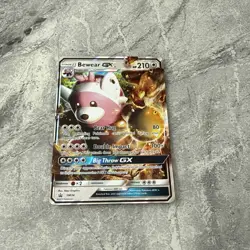 Pokemon TCG - Bewear GX Sm34 Sm Holo 2017 - Image 1