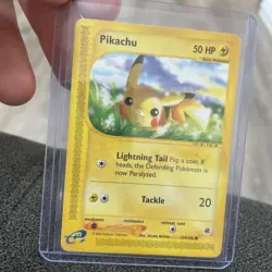 POKEMON TCG PIKACHU 2002 EXPEDITION 124/165 LIGHTNING TAIL 🔥(MAKE OFFER) - Image 1