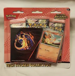 2X Pokemon Ascended Heroes Tech Sticker Collection Set GASTLY & CHARMANDER - Image 5