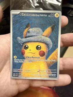 Pokemon Pikachu with Grey Felt Hat SVP 085 SEALED Promo Holo EN 2023 - Image 1