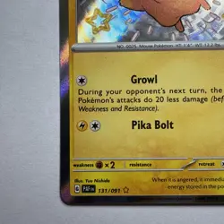 Pikachu 131/091 - Paldran Fates Shiny Rate (NM) - Pokemon TCG - Image 4