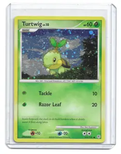 2007 Pokemon - Diamond & Pearl Turtwig #103/130 Reverse Holo - Image 1