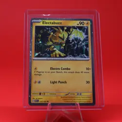2023 Pokemon TCG S&V 151 Promo 125/165 Electabuzz Cosmos Holo - Image 1