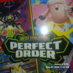 Pokemon TCG Perfect Order Mega Evolution Booster Bundle Box 6 Packs Sealed - Image 2