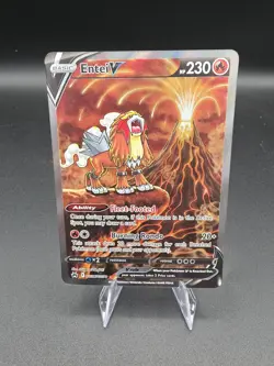 Entei V Crown Zenith Galarian Gallery Holo Ultra Rare Pokemon TCG GG36/GG70 - Image 1