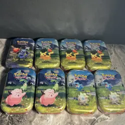 Pokemon TCG Ascended Heroes Mini Tin Display Sealed lot of 8 new Mini Tins - Image 5