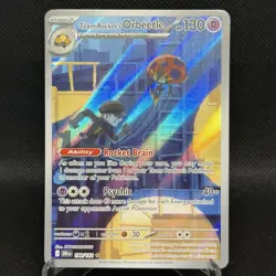 Near Mint Team Rocket's Orbeetle 198/182 Pokemon Destined Rivals IR - Image 1