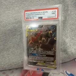 Pokemon Umbreon & Darkrai GX 125/236 Sm-Unified Minds Holo PSA 9 2019 - Image 3