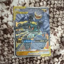 Pokemon Marshadow & Machamp GX TAG TEAM Holo Double Rare 067/173 270 HP - Image 1