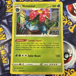 Venusaur 003/078 Pokemon GO Holo LP - Image 1