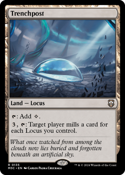 MTG Magic 1x Trenchpost (M/NM) Commander Modern Horizon 3 - Image 1