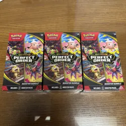 Pokemon x3 Perfect Order Booster Bundle Lot New Factory Sealed Pokemon TCG - Image 1